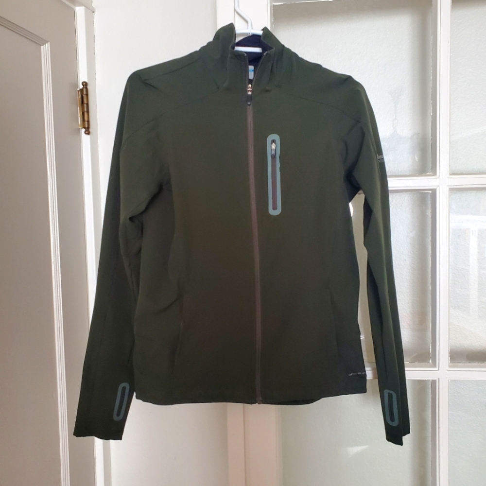 Columbia Green Performance Jacket for Active Wear- Women, Size Small